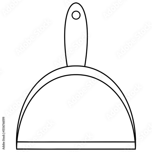 dustpan household icon