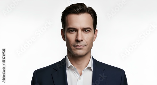 Professional Headshot Confident Man in Business Suit