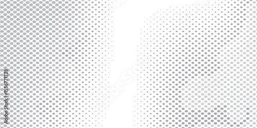 Black and white halftone dotted background,  spotted pattern, gradient background, Abstract geometric background gradient, Modern pattern design. Technology geometric style vector illustration.