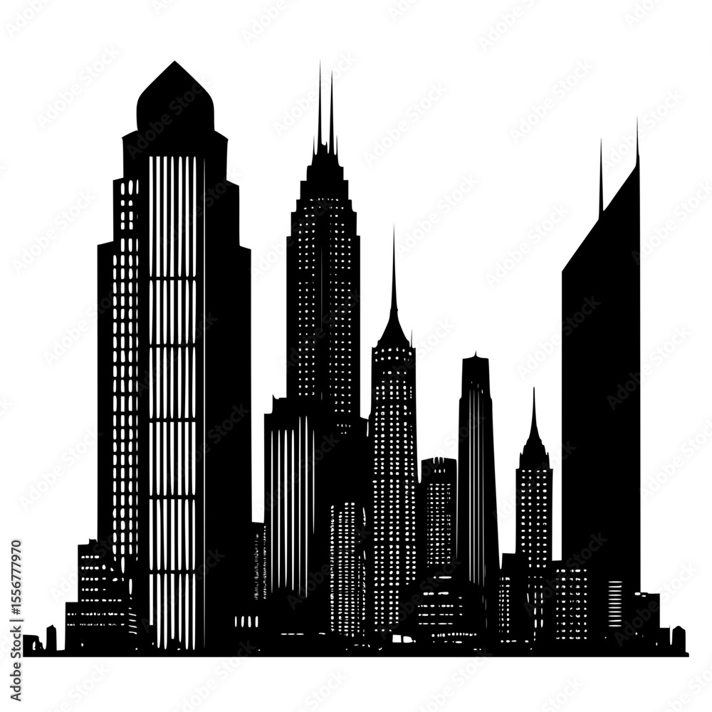 Obraz premium new york city skyline