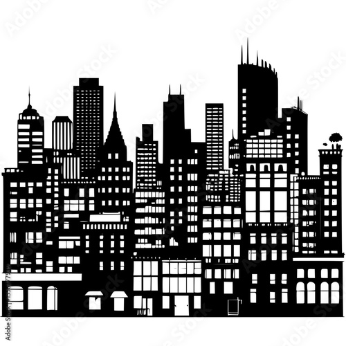 city silhouette vector illustration