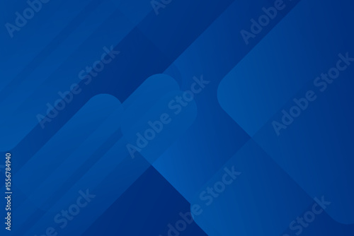Abstract blue background with glowing geometric lines. Modern blue gradient square shape design. Futuristic technology concept. Suit for brochure, corporate, website, banner, cover modern