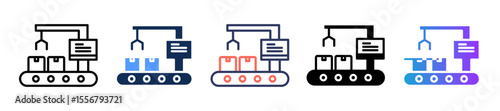Computer Conveyor multiple icon