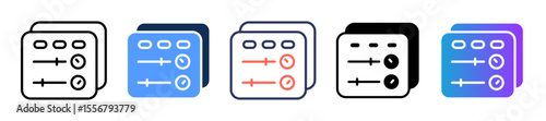Control Panel multiple icon