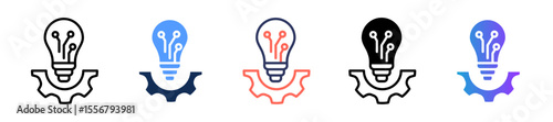 Innovation multiple icon