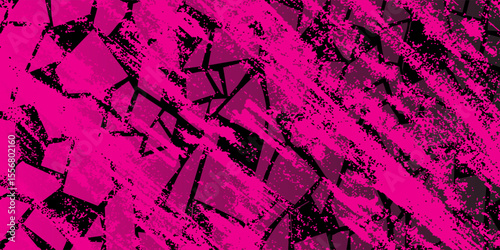 black pink brush pattern car sticker banner sporty abstract line pink black color combination grunge brush pattern modern motorsport racing design