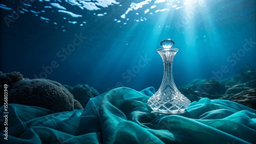 Crystal Decanter Underwater