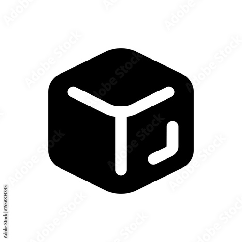 Illustration of a black mobility scooter with a seat and armrests on a white background in a simple style