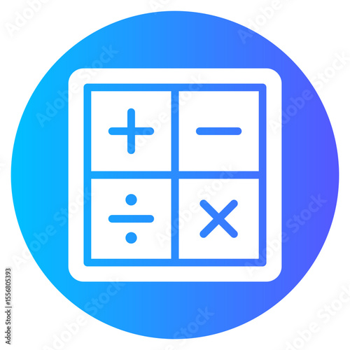 calculator gradient icon