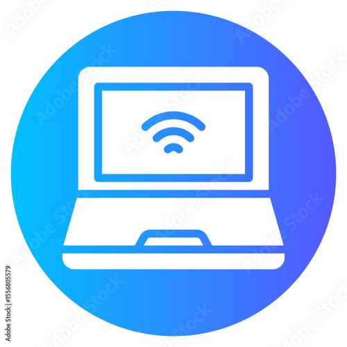 wifi gradient icon