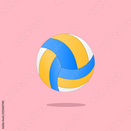 Illustration vector graphic of volleyball.