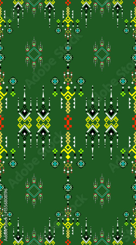 A fresh green pattern that brings a sense of nature and energy — vibrant, clean, and perfect for digital or textile design.

