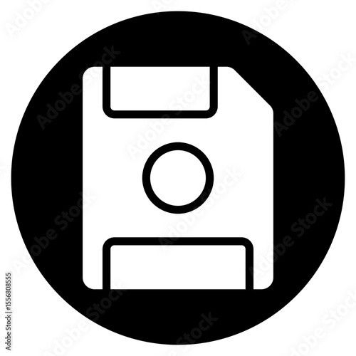 floppy disk glyph icon