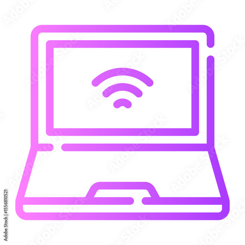 wifi gradient icon