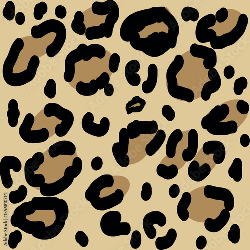 leopard print seamless pattern