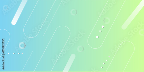 Banner background.green and blue gradient geometric shape eps 10
