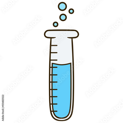 laboratory test tube vector illustration