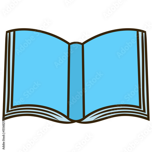 open book cover vector illustration