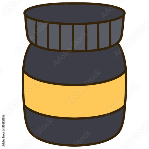 ink bottle illustration