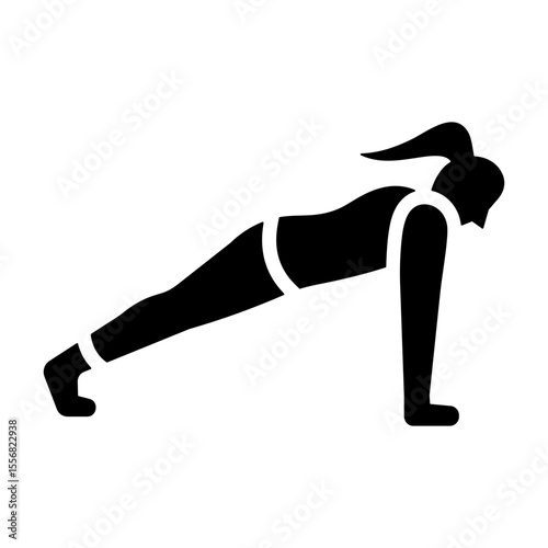 Plank Pose Icon