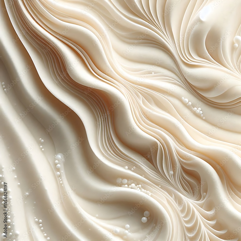 Obraz premium Creamy Wave Texture Background