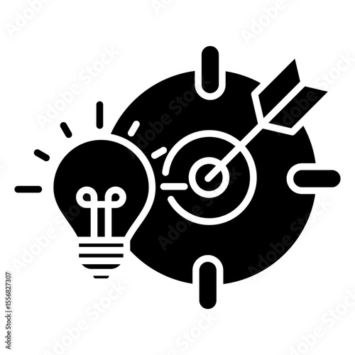 Marketing Strategy Glyph Icon