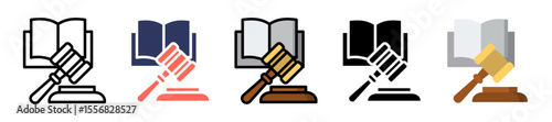 Educational Law multiple icon