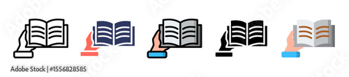 E Book multiple icon