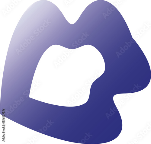Abstract Fluid Shapes Set with Organic Flow and Modern Aesthetic