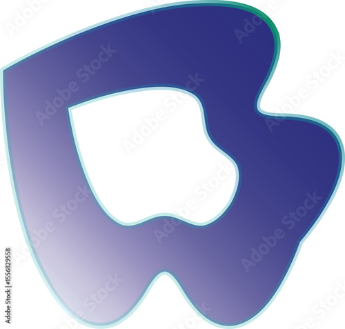 Abstract Fluid Shapes Set with Organic Flow and Modern Aesthetic