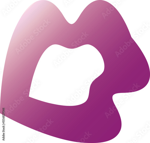Abstract Fluid Shapes Set with Organic Flow and Modern Aesthetic