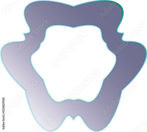 Abstract Fluid Shapes Set with Organic Flow and Modern Aesthetic