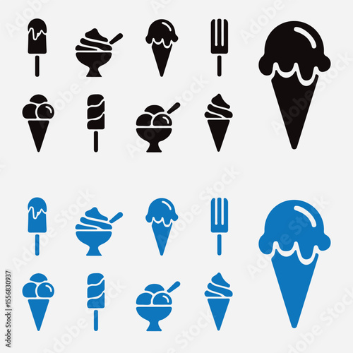 Ice Cream Clipart Collection – Cute, Colorful And Summer-Themed Graphics for Crafts And Designs