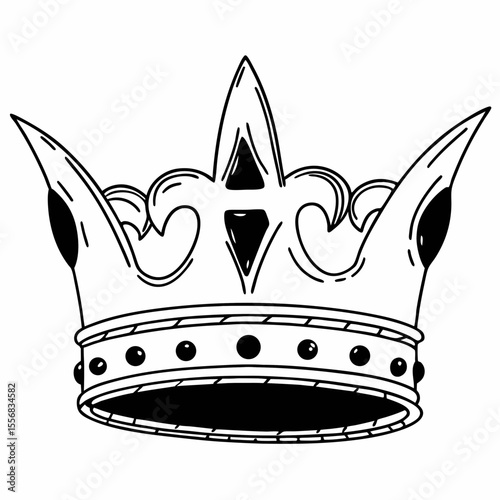 royal crown vector