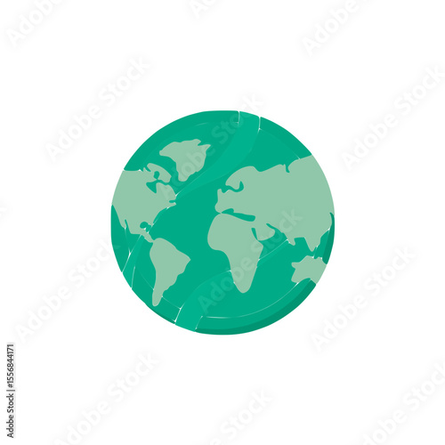 Globe icon showing Europe and Africa continents. perfect for world, Global, travel, and environment themes.