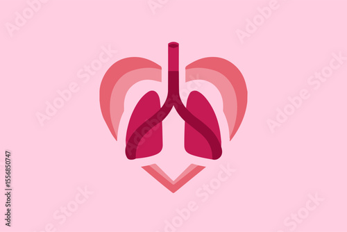 lung & heart logo for World Lung Cancer Day