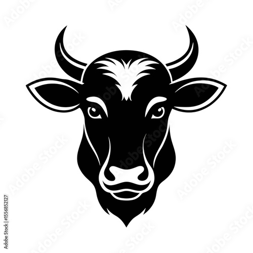 Wallpaper Mural portrait of a cow Torontodigital.ca