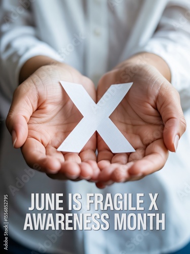 June Is Fragile X Month Human Hands