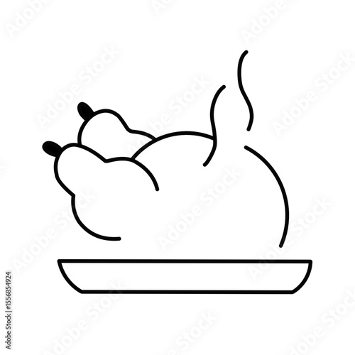meat vector icon