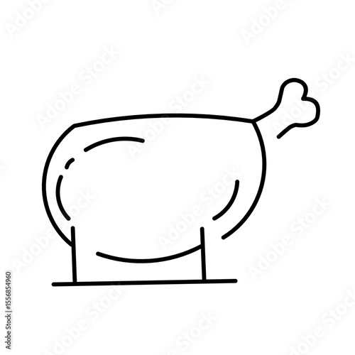 meat vector icon