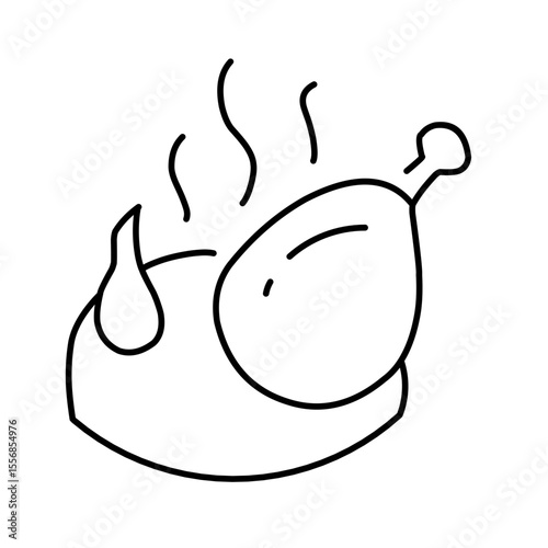 meat vector icon
