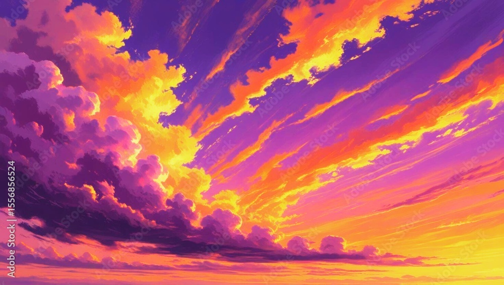 Obraz premium sunset in the sea