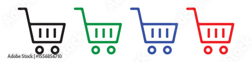 E-Commerce Outline Cart Icon Collection