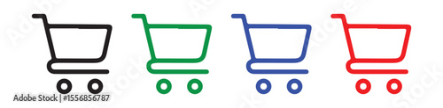E-Commerce Outline Cart Icon Collection
