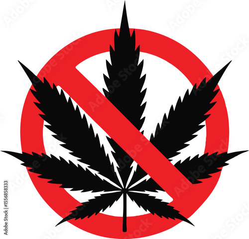 No marihuana sign