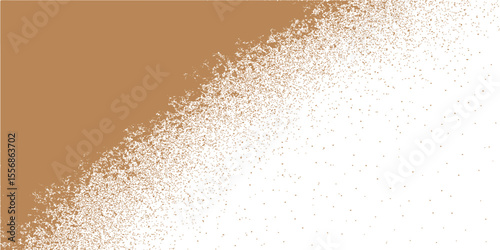 Close-up abstract texture of white and brown sugar, salt, and pepper in a bowl