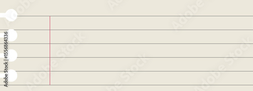 small lined memo paper