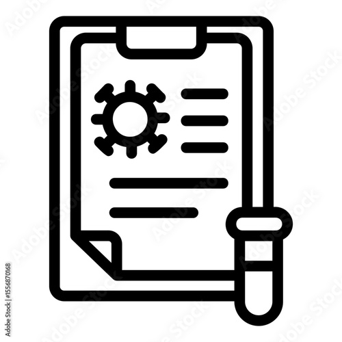 blood test Line Icon