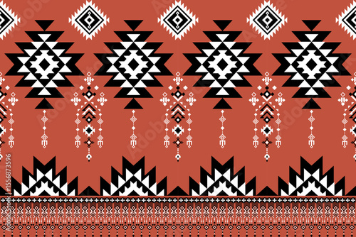 Geometric ethnic pattern design