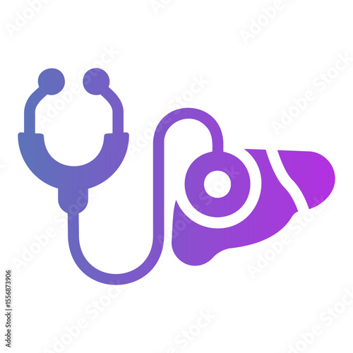 stethoscope Gradient icon